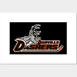 Defunct Danville Dashers Illinois Hockey Team Posters and Art